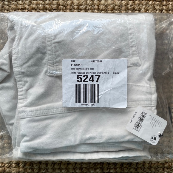 NEW Free People In My Feelings Velvet Crop Slim Flare Pants - Picture 8 of 15